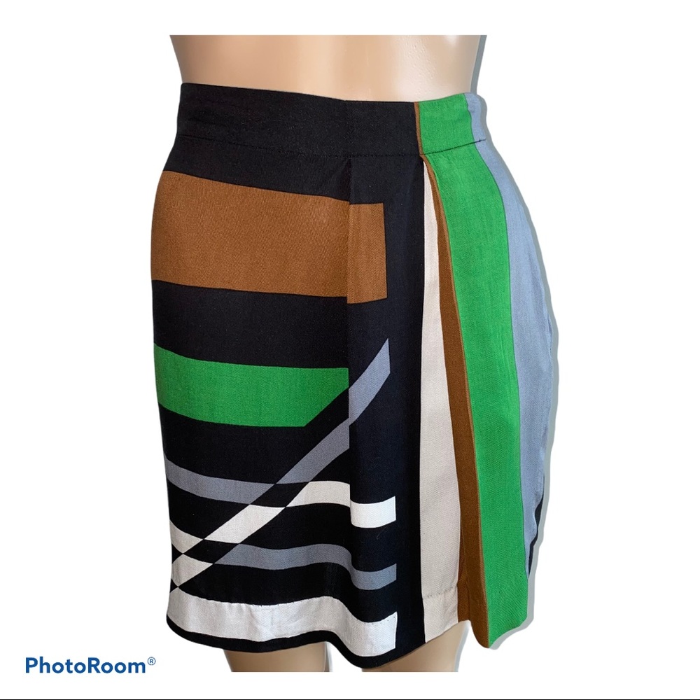 Derek Lam for Design Nation Color Block Mini Skirt